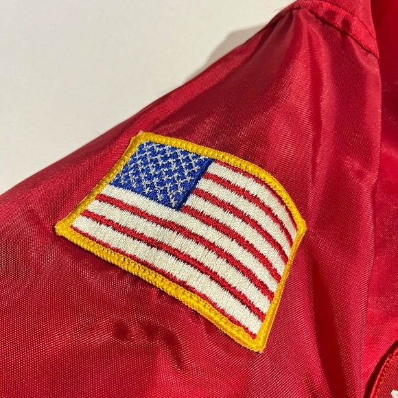 Vintage 60s Fishing Jacket Mens Large Niagara River Patch Sherpa Lined USA Coat - Picture 10 of 11